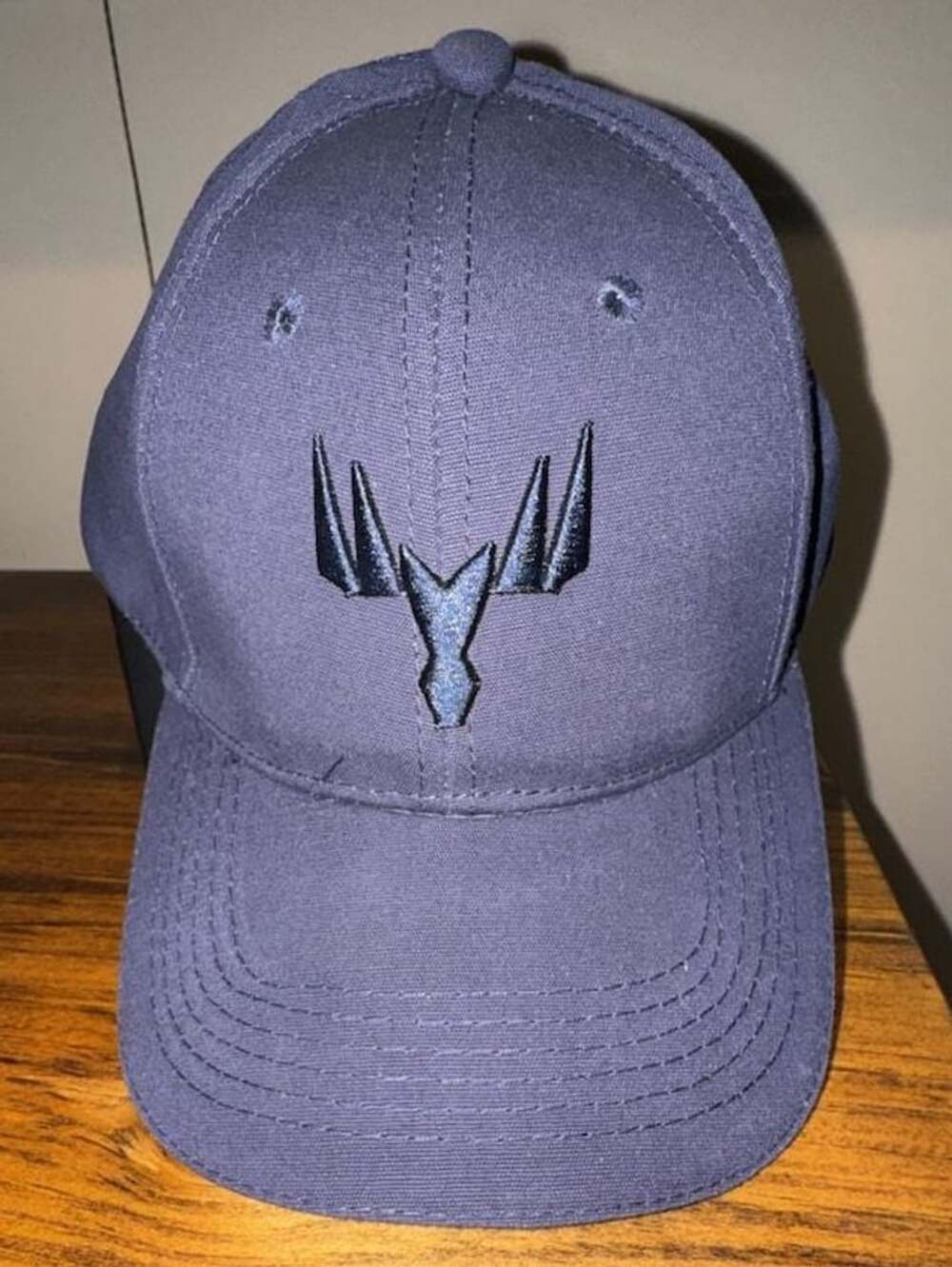 Metsa Blue Embroidered Logo Baseball Cap Hat